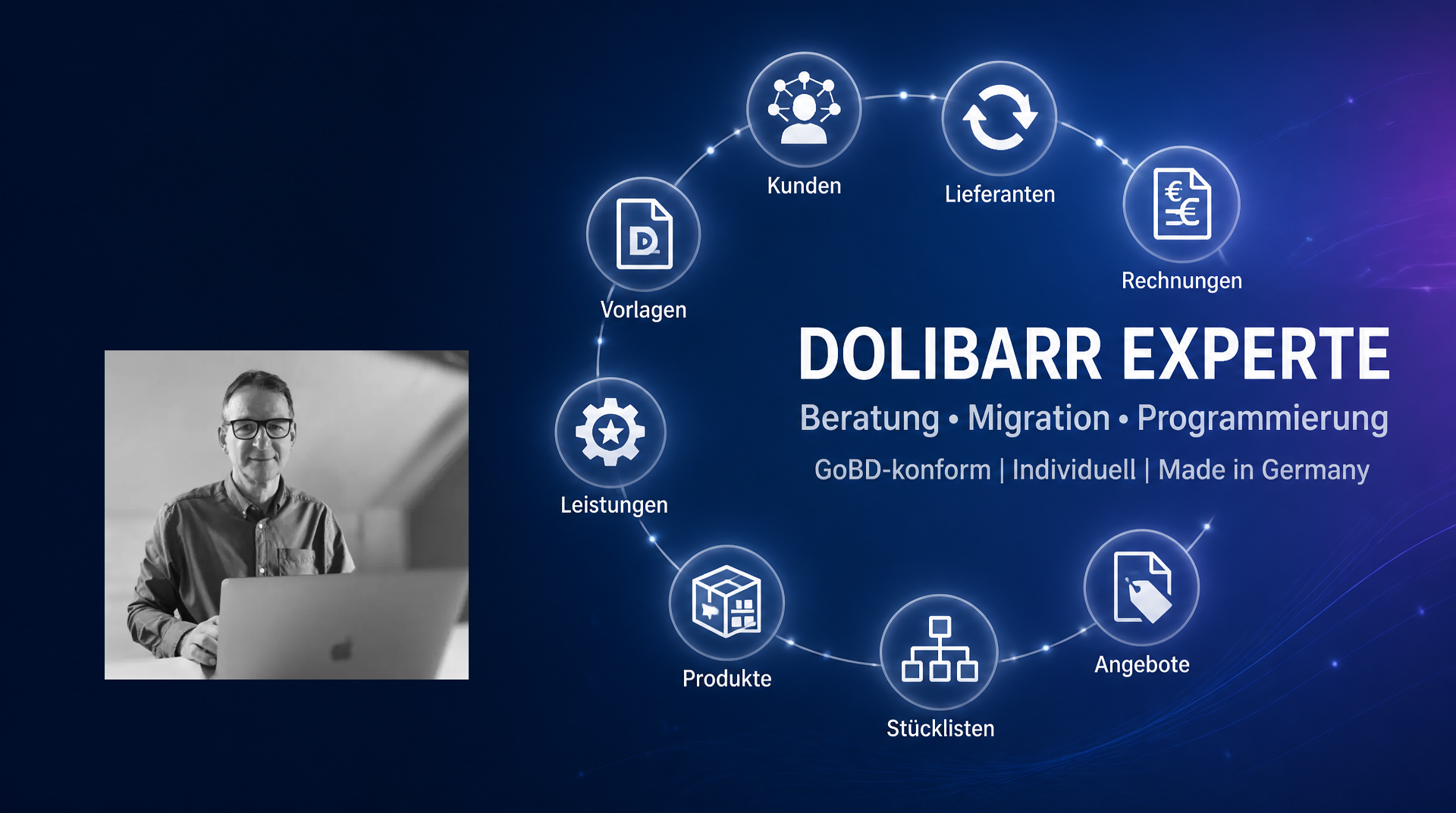 DoliCare Dolibarr Experte Banner - Beratung, Migration und Programmierung